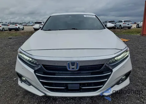 2021 Honda Accord Hybrid Exl из США, поврежденный, VIN 1HGCV3F50MA017661